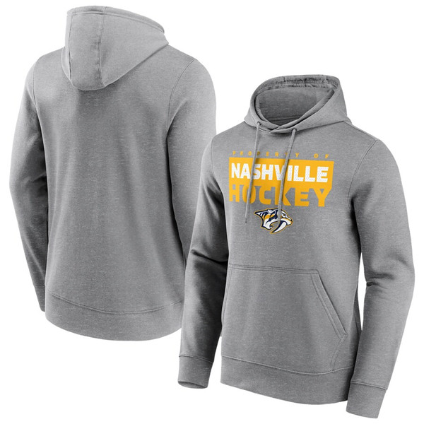 Men's Grey Nashville Predators Gain Ground Hoodie